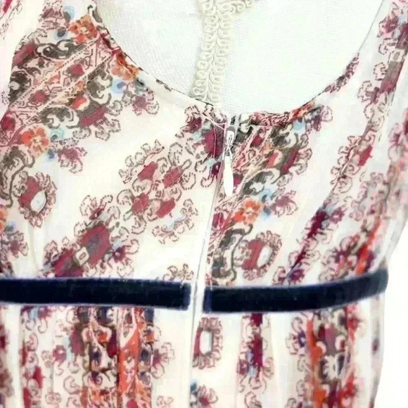 Vintage Abercrombie & Fitch Floral Chiffon Fit & Flare Mini Dress – Size Small - Picture 5 of 8